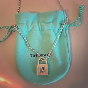 Tiffany and Co. Sterling silver Initial necklace